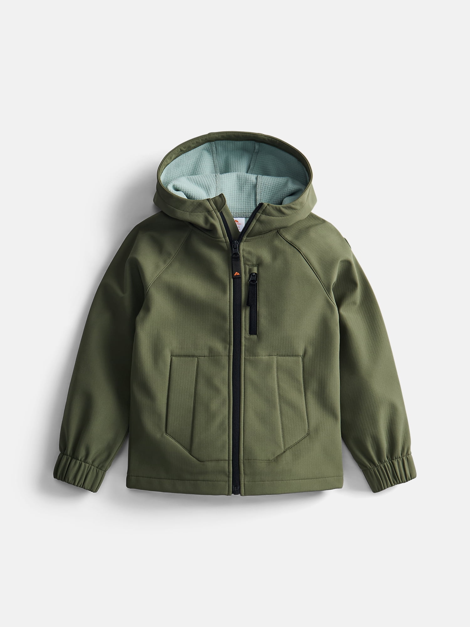 Ozark Trail Boys Softshell Jacket with Long Sleeves, Sizes 4-18 & Plus