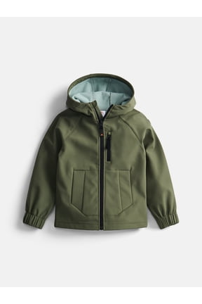Boys Softshell Jacket with Long Sleeves, Sizes 4-18 & Plus