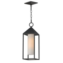 30079SWBK-Maxim Lighting-Aldous - 1 Light Outdoor Pendant-20.75 Inches Tall and 7 Inches Wide