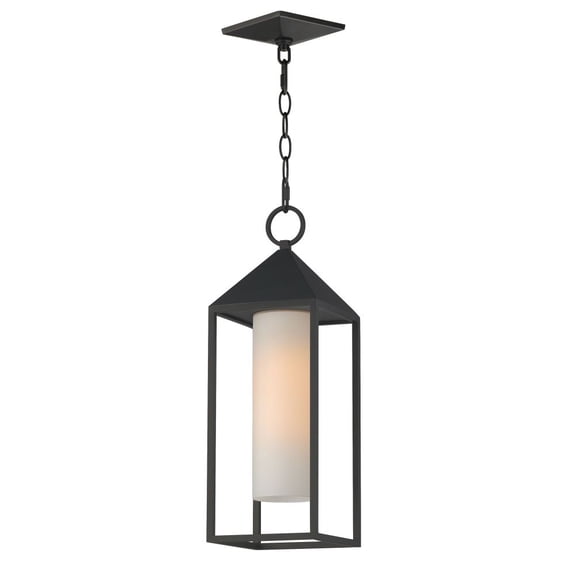 30079SWBK-Maxim Lighting-Aldous - 1 Light Outdoor Pendant-20.75 Inches Tall and 7 Inches Wide