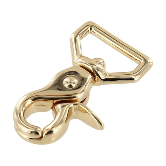 3008A 3/4" Gold Plate, Mini Swivel Trigger Snap, Solid Brass-LL