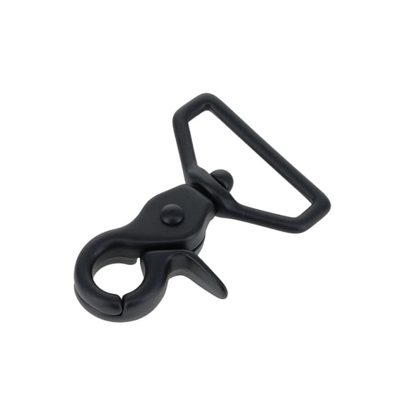 3008A PVD Black Matte, Mini Swivel Trigger Snap, Solid Brass-LL