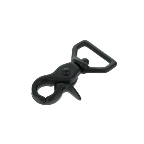 3008A PVD Black Matte, Mini Swivel Trigger Snap, Solid Brass-LL, 3/4"