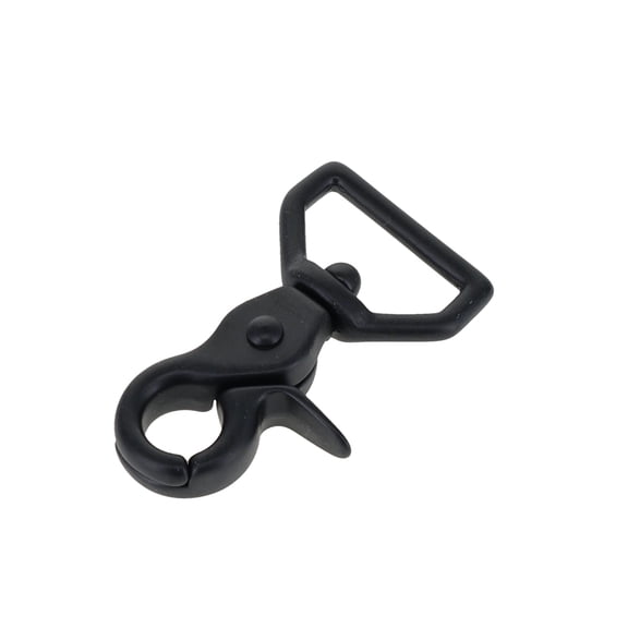 3008A PVD Black Matte, Mini Swivel Trigger Snap, Solid Brass-LL