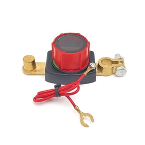 300A Side Post Battery Disconnect Switch 12V Negative on/Off LED Voltage Display Car Battery Cut Off Switch