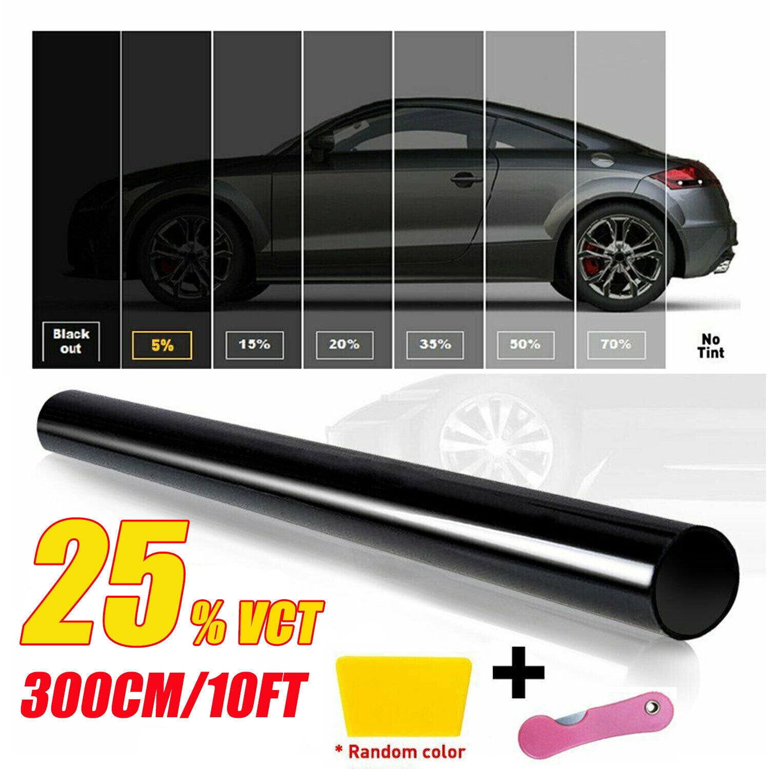XhuangTech Película De Protección Solar Para Ventana Lateral De Automovil Color Verde Dorado Camaleon 76 De Pelicula De Tinte De Ventana Vlt Para