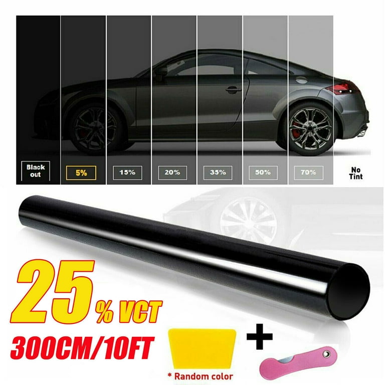 3m Uncut Roll Window Tint Film 5% VLT 20" X 10ft Feet Car Home