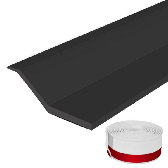 300Cm Garage Door Weather Multipurpose Home Edge Replacement Full Wrap Dustproof Portable Adhesive Seal Strip Bottom Rubber Tr Black