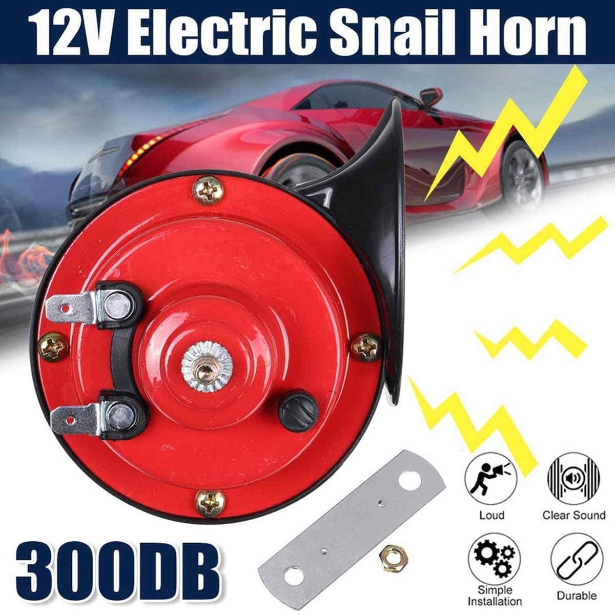300DB Super Train Horn For Trucks SUV Car-Boat Motorcycles 12V Vehicle Universal