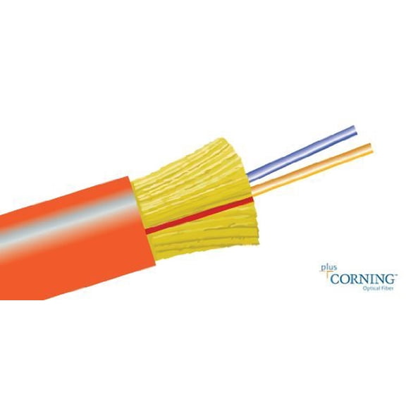300FT Bulk Fiber Optic Cable Multimode 62.5/125 Duplex 300 ft