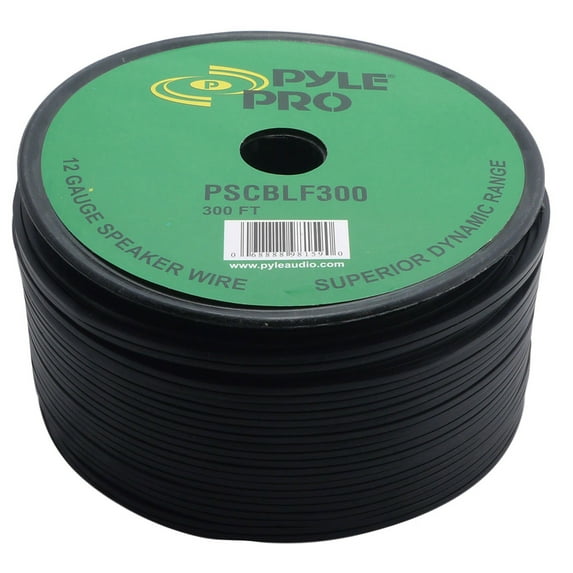 300Ft 12 AWG Spool Speaker Cable With Rubber Jacket