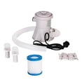 thumbnail image 1 of 300GPH Electric Filter Pump Above Ground Pool Cleaning Tool, White, 1 of 6