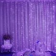 thumbnail image 1 of 300LED Curtain Lights with Remote Control, 8 Modes Timer USB Powered Fairy Lights for Christmas, Indoor Outdoor String Lights for Bedroom Window Party Christmas Decor, 10 FT, 1 of 3