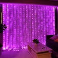 thumbnail image 1 of 300LED Fairy Curtain Lights, 9.8x9.8Ft Warm White USB Plug in 8 Modes Christmas String Hanging Lights with Remote for Bedroom, Indoor, Outdoor, Weddings, Party, 1 of 7