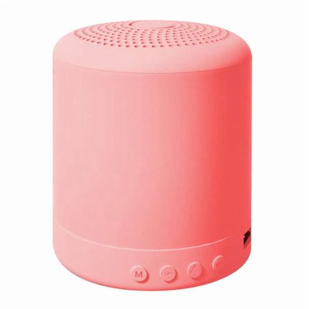 300M/Ah Loudspeaker Subwoofer Speaker Stereo Mini Speaker Music Player(Pink)