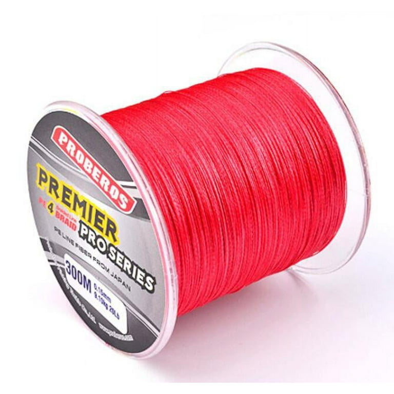 300M Strong PE Braided Fishing Line Multifilament Fishing Rope 4 Strands Carp  Fishing Rope Cord 6LB - 80LB 