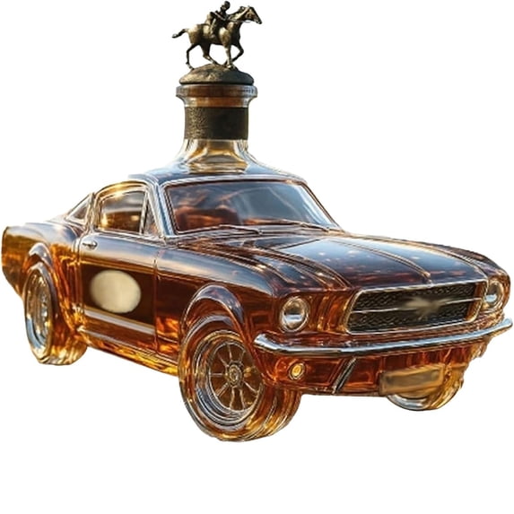 300ML Car Shaped Whiskey Decanter - Art Statue, Car Whiskey Bottle, Creative Leak-proof Empty Wine Bottle Dispenser,Style A