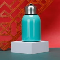 300ML Stainless Steel Mini Thermal Flask Insulated Vacuum Leakproof Portable Water Bottle With Convenient Carry Hook For
