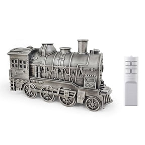 300ML Train Aroma Diffuser Humidifier with Remote, Timer, LED Lights and 2 Mist Modes, Silver