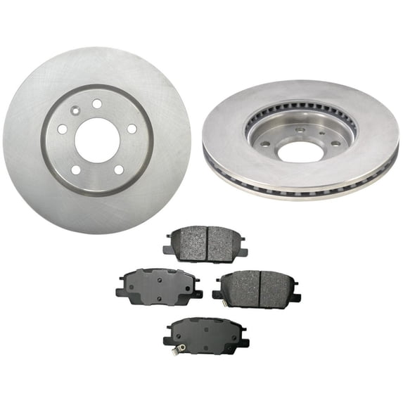 300MM 11.81" Vented Rotors & Ceramic Pads REF BR901622 + SCD1913 J60 Code - OE Fitment for Buick & for GMC 2017-2020