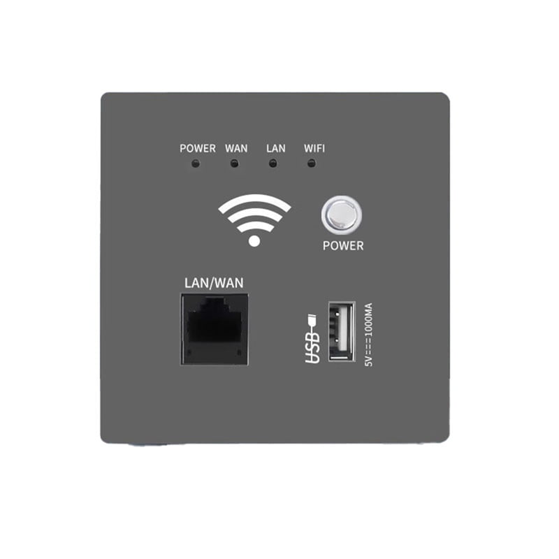 300Mbps 2.4Ghz WIFI Router Wireless WiFi Socket RJ45 AP Relay Smart USB ...