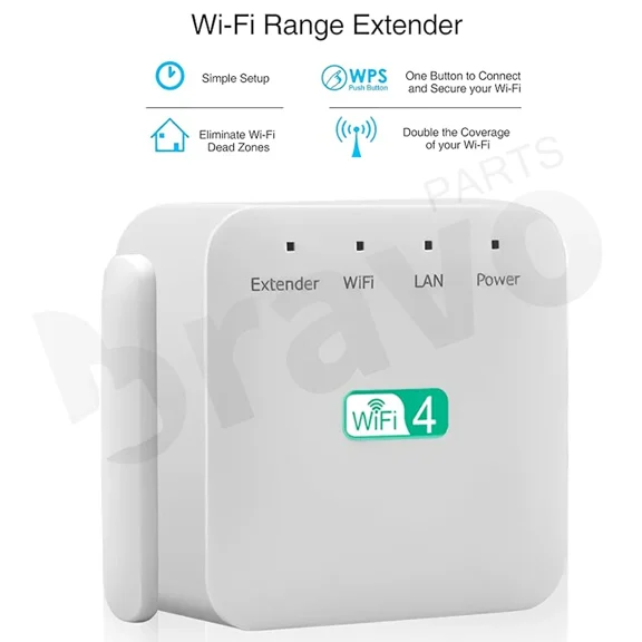 300Mbps Wifi Range Extender Repeater Wireless Amplifier Router Signal Booster