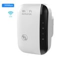 thumbnail image 1 of 300Mbps Wireless WiFi Repeater / Extender / AP / WI-FI Signal Range Amplifier / Booster, Mini 2.4Ghz Portable Wifi Signal Range Extender with WPS for Router Home, White/Black, 1 of 9