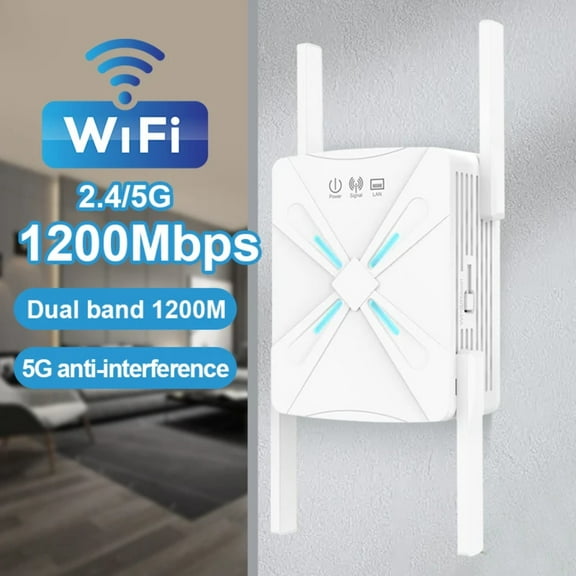 300Mbps Wireless WiFi Repeater Wifi Signal Booster Dual-Band 2.4G WiFi Extender Network Amplifier Long Range Signal For Home