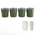 thumbnail image 1 of 300Ml Outdoor 304 Stainless Steel Step Cup Coffee Cup 4-Piece Set For Camp Cups, 1 of 8