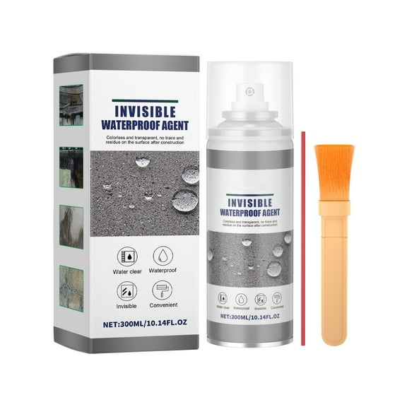 300Ml Waterproofing Agent For Bathroom Tiles Roof Exterior Walls Multi Surface Daily Convenient Waterproof Spray Plastic Bottle