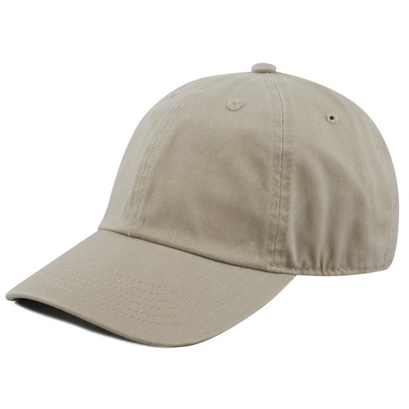 300N Washed Cotton Low Profile Baseball Cap (White)