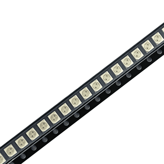 300PCS 3528 +Yellow PLCC-4 Reverse Pole ,617Nm+587Nm , 50MA 2V 0.1W Bicolor SMD LED Light Beads LAYT67B