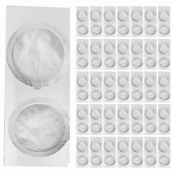 300PCS 62MM Disposable Coffee Capsule Seals Foils Cream Foam Coffee Filter Lid Sticker for Vertuo