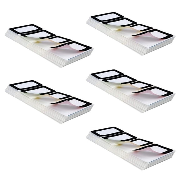 300PCS Adhesive Name Label Black Border Name Stickers 89x57mm for Daycare School