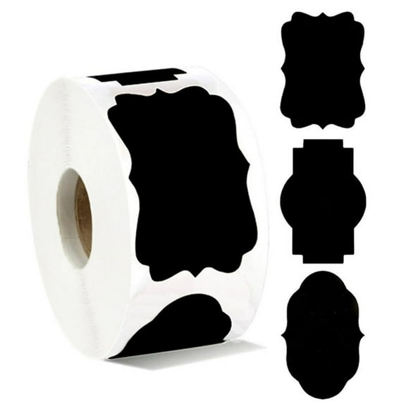 300PCS Chalkboard Labels Erasable Reusable Rectangle Blackboard Stickers Irregularly Shaped Name Tags