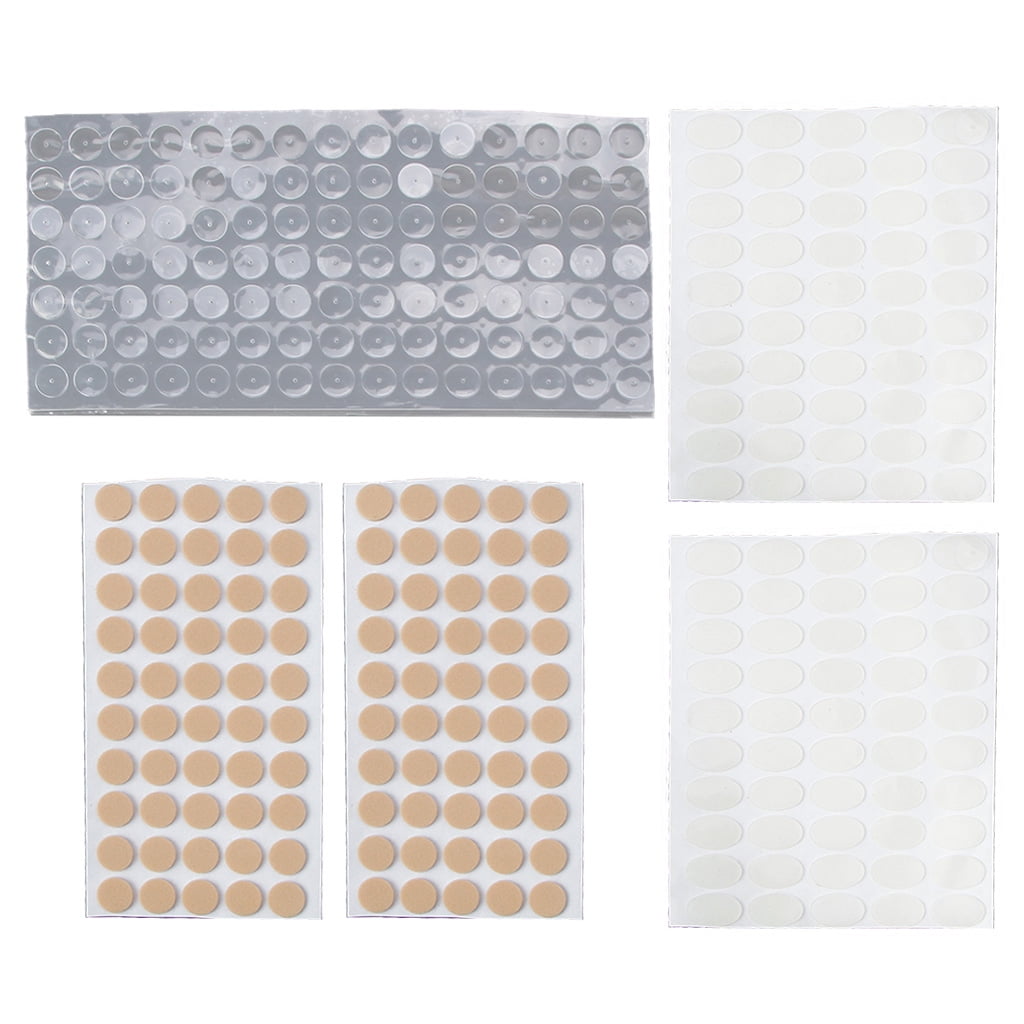 300PCS Earring Support Patches Earring Back Lifter for for Stretched Torn Ear Lobes Relieve from Heavy Large Earring