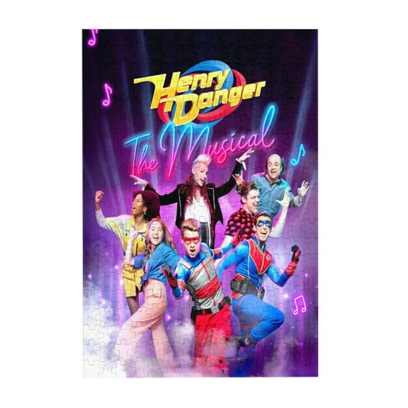300PCS Henry Danger Jigsaw Puzzles Cartoon Anime Picture Puzzle Birthday Present Game For Teen And Adults
