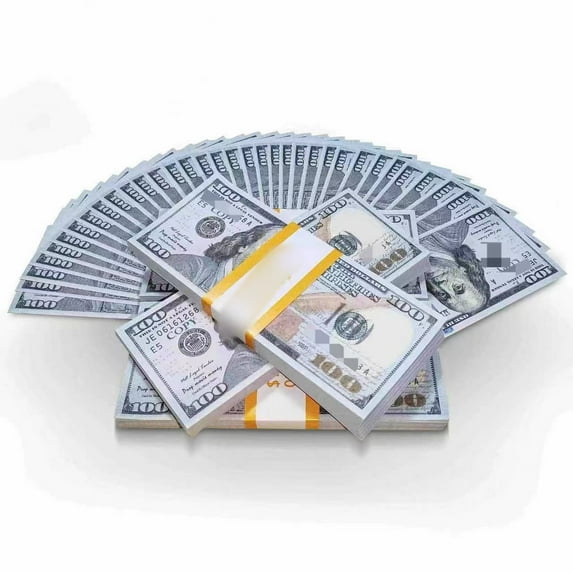 300PCS Prop Money for Adult Kids Girls Boys Birthday Party, Develops Early Math Skills, for Movie Photo Props