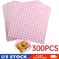 300PCS Waxed Deli Paper Sheets 7*7'', Food Basket Liners for Sandwiches, Burgers