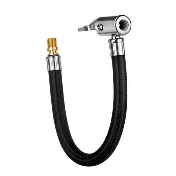 300PSI High Pressure Air Compressor Extension Hose for Tire Inflation, 10cm Pure Copper Quick Connect Nozzle