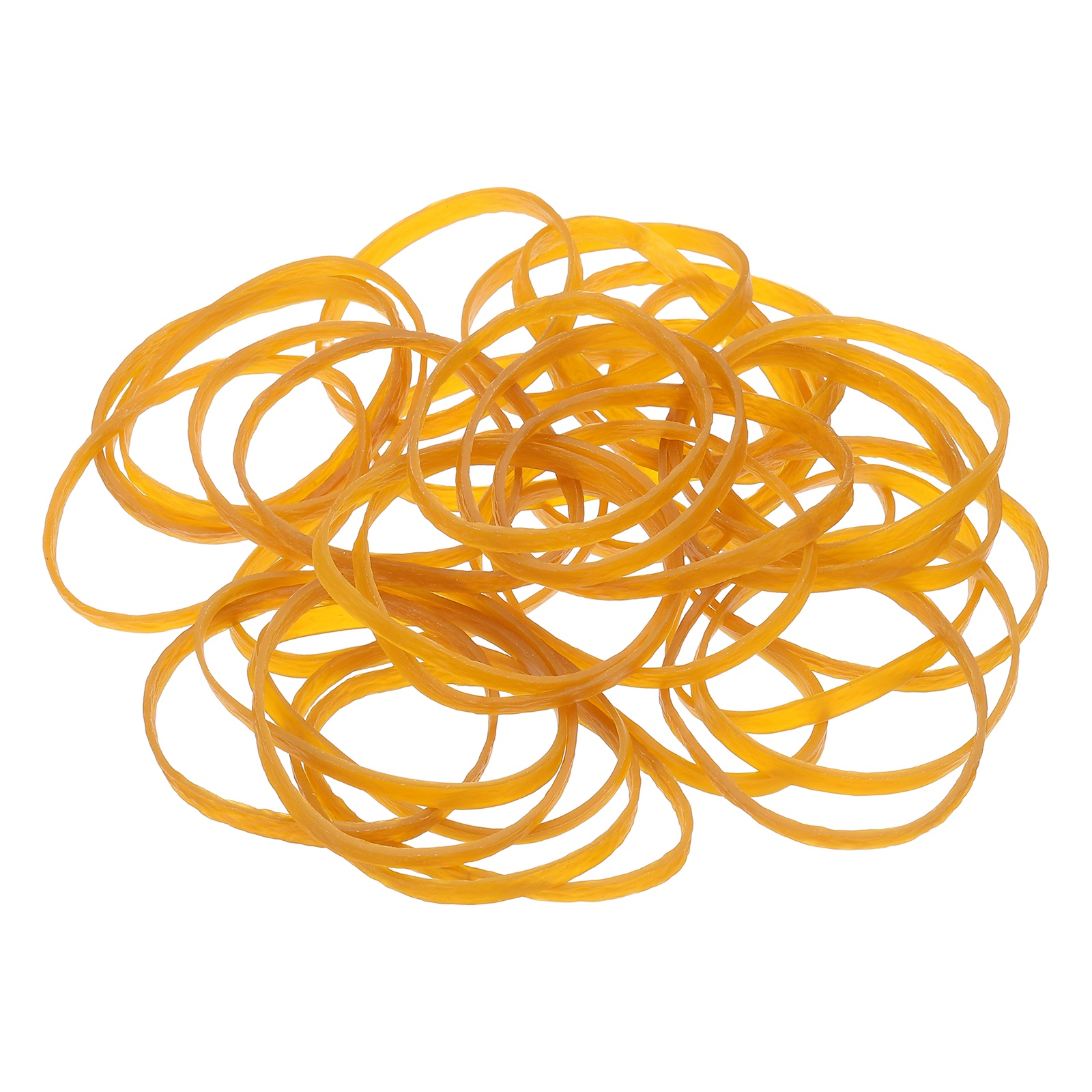 300Pack Rubber Bands, 3.94x0.2 Inch Elastic Bands for Office Supplies, Yellow