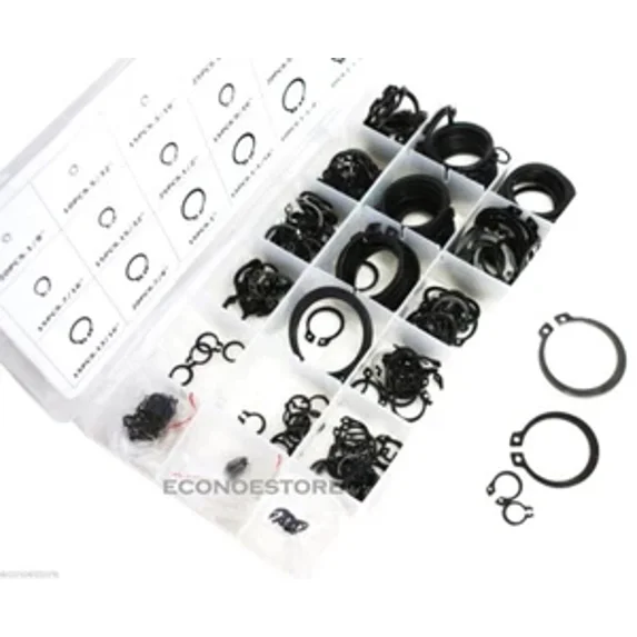 300Pc Snap Retaining Ring Hardware Assortment Set Kit 18 Diff Sizes Free Ship!