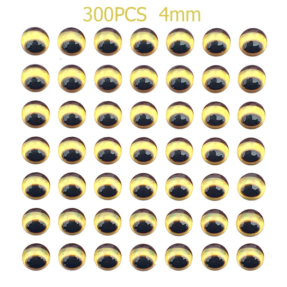 10mm Fishing Lure Eyes 12mm 3D-Holographic 6mm Eyes for Fly Fishing Lure  Premium
