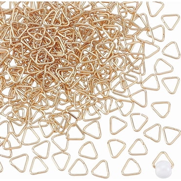Earring Loops For Jewelry Making 100-Pack Stainless Steel Bead Caps (8x10mm) - Jewelry Making End Caps With Loops Jewelry Bails For Pendants