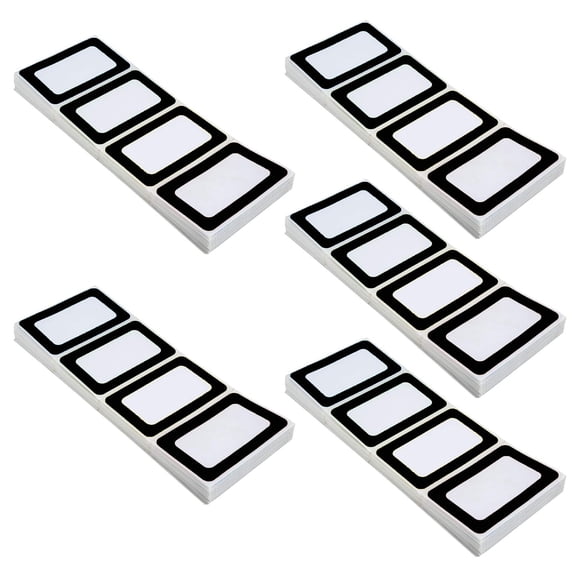 300Pcs Black Border Name Label Stickers Identification Badges Stickers Clothing Labels Stickers for School Themed Party