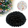 thumbnail image 1 of 300Pcs Black Pom Poms for Diy Crafts, Fuzzy Pompoms Decorations, 20Mm for Diy Crafts, Decorations, Garlands, and Gift Projects, By Kingtowag, 1 of 8