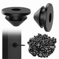 thumbnail image 1 of 300Pcs Cable Railing Rubber Grommets for 1/8in 5/32in 3/16in Cables for Cable Railing Posts, 1/8in Cable Railing Grommet,300 x Cable Railing Rubber Grommets,Black, 1 of 8