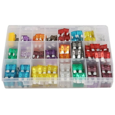 300Pcs Car Fuses Assortment Kit 2A/3A/5A/7.5A/10A/15A/ 20A/25A/30A/35A (300Pcs)