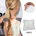 thumbnail image 1 of 300Pcs Clear Rubber Band Soft No Crease Elastic Hair Ties for Women Baby Girls Children Ponytails Weddings and Kids' Hairstyles 300PCS, 1 of 8
