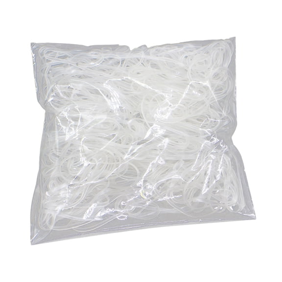 300Pcs Clear Soft Hair Ties For Baby Girls Women Ponytail And Hairstyling